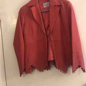 Pamela McCoy leather jacket